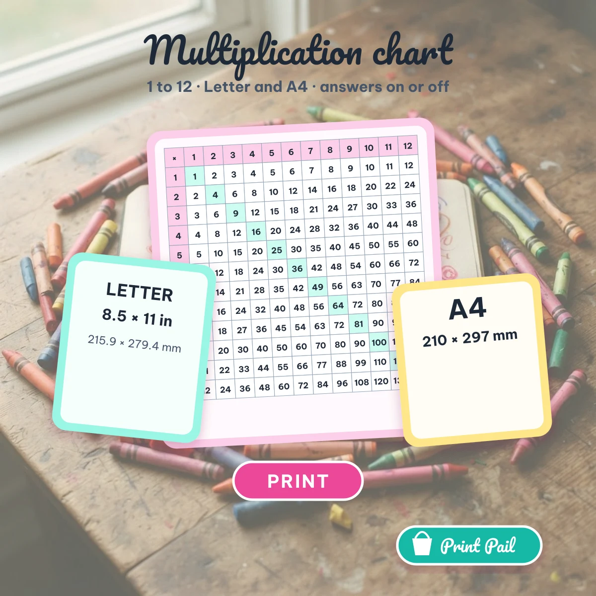Prinmt Paper 4 Free Printable Sheets to Print at Actual Size 2026 | Print Pail